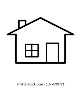 house - home - building icon vector design template