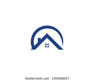 House and home building logo and symbol vector