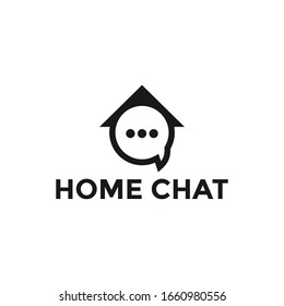 Diseño de logotipos de vectores de logotipos en casa