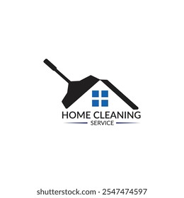 Logotipo dos serviços de limpeza da casa