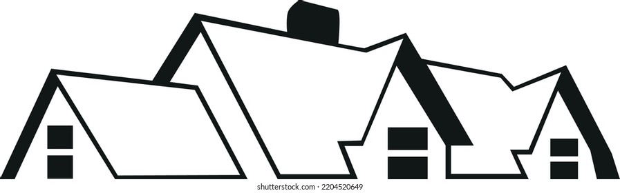 House (Home) Clipart - Vector Illustration