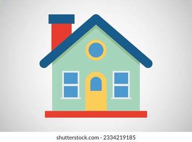 House or home design template vector illuistration