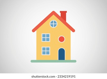 House or home design template vector illuistration