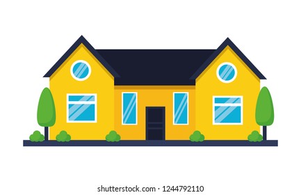 house home exterior trees garden