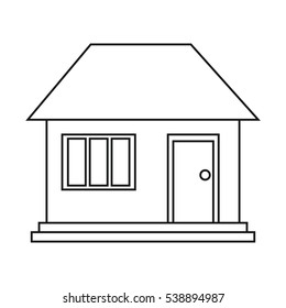 house home family residential outline