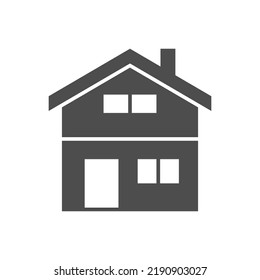 House or home glyph icon