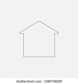 House Home Icon Sign Signifier Vector Stock Vector (Royalty Free ...