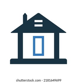 House, home icon. Simple editable vector design isolated on a white background.