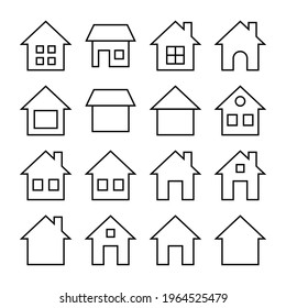 House, home icon vector. Flat desing.ai