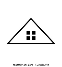 House, Home icon vector in trendy lines style design