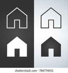 House home icon for web and apps