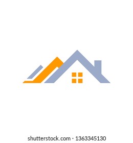 house home logo concept real estate symbol icon vector design illustration