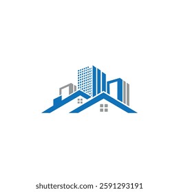 house and home logos template vector