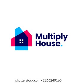 house home mortgage real estate logo vector icon illustration