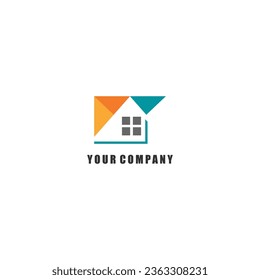 house home mortgage real estate logo vector icon illustration