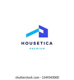 house home mortgage roof architect logo vector icon illustration	
