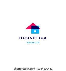 house home mortgage roof architect logo vector icon illustration	