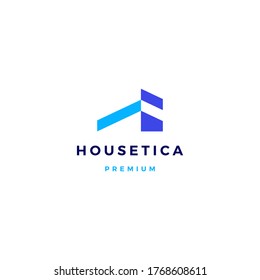 house home mortgage roof architect logo vector icon illustration	