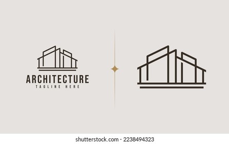 House Home Mortgage Roof Architecture Logo. Universal creative premium symbol. Vector sign icon logo template. Vector illustration