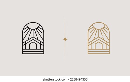 House Home Mortgage Roof Architecture Logo. Universal creative premium symbol. Vector sign icon logo template. Vector illustration