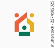house vector logo
