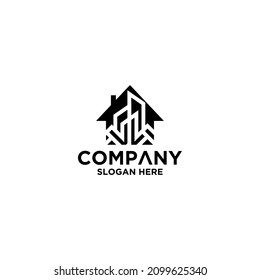 house, home, real estate, logo, symbol building icon vector design