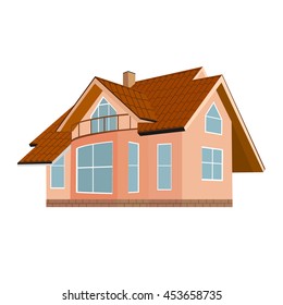 house, home, real estate, vector illustration