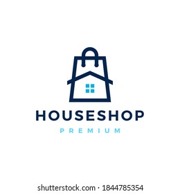 house home shop store logo vector icon