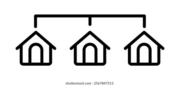 House and home simple symbols
