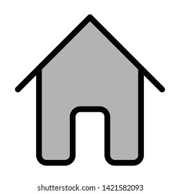 house homepage multimedia icon vector
