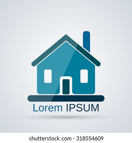 House, homepage vector web icon