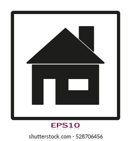 house, housing, icon, vector illustration, eps10