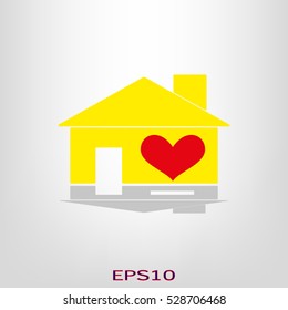 house, housing, icon, vector illustration, eps10