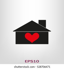house, housing, icon, vector illustration, eps10