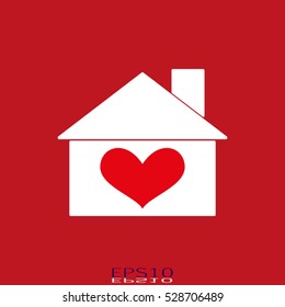 house, housing, icon, vector illustration, eps10