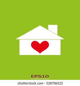 house, housing, icon, vector illustration, eps10
