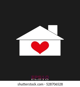house, housing, icon, vector illustration, eps10
