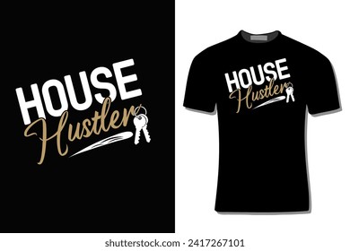 House Hustler T-shirt Design Illustration