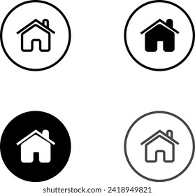 house hut city people building icon