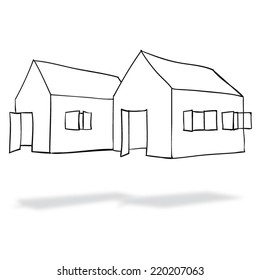 House icon- 2. Vector Illustration.