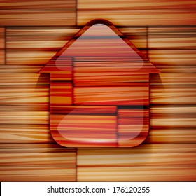 house icon abstract vector illustration isolated on background eps 10 / home icon