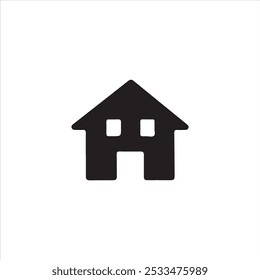 House icon Black vector design.