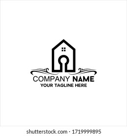 house icon with a combination of padlocks
