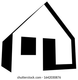 house icon concept graphic logo vector illustration 