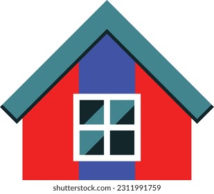 House Icon, Construction work (Editable) - Vector Illustration