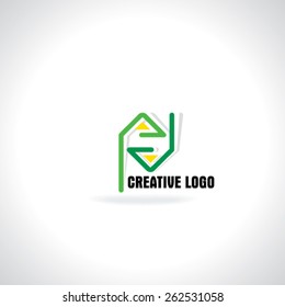 house icon creative logo concept 