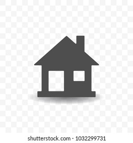 House icon design concept. Simple flat symbol for web or business.