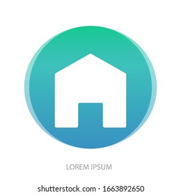 diseño de icono de casa, ilustración vectorial