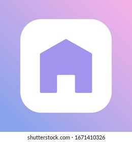 diseño de icono de casa, ilustración vectorial