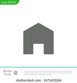 diseño de icono de casa, ilustración vectorial